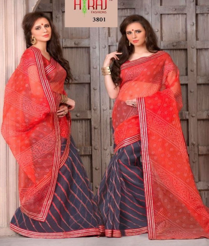 Dulhaniya Pure Poly Cotton Saree