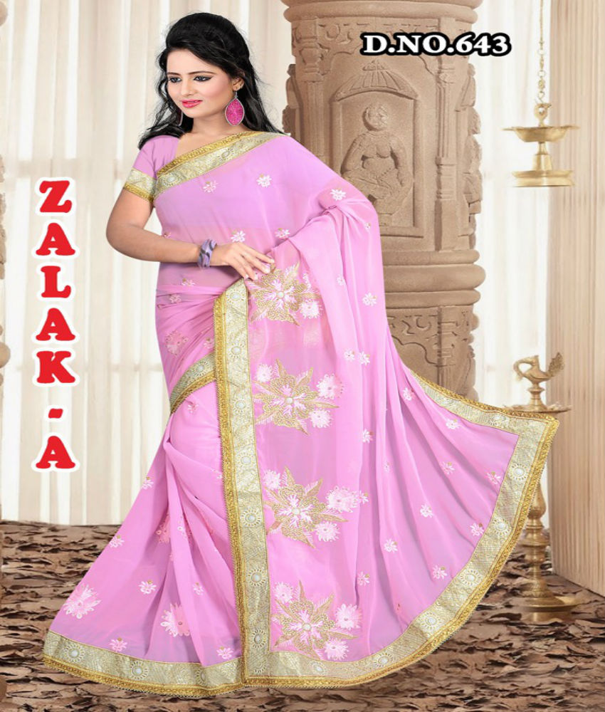 Zalak Exquisite Georgette Saree