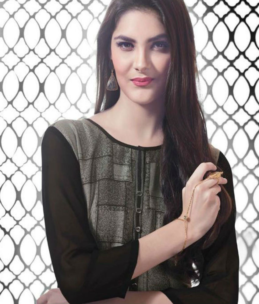 Dark Fantasy Georgette designer kurti