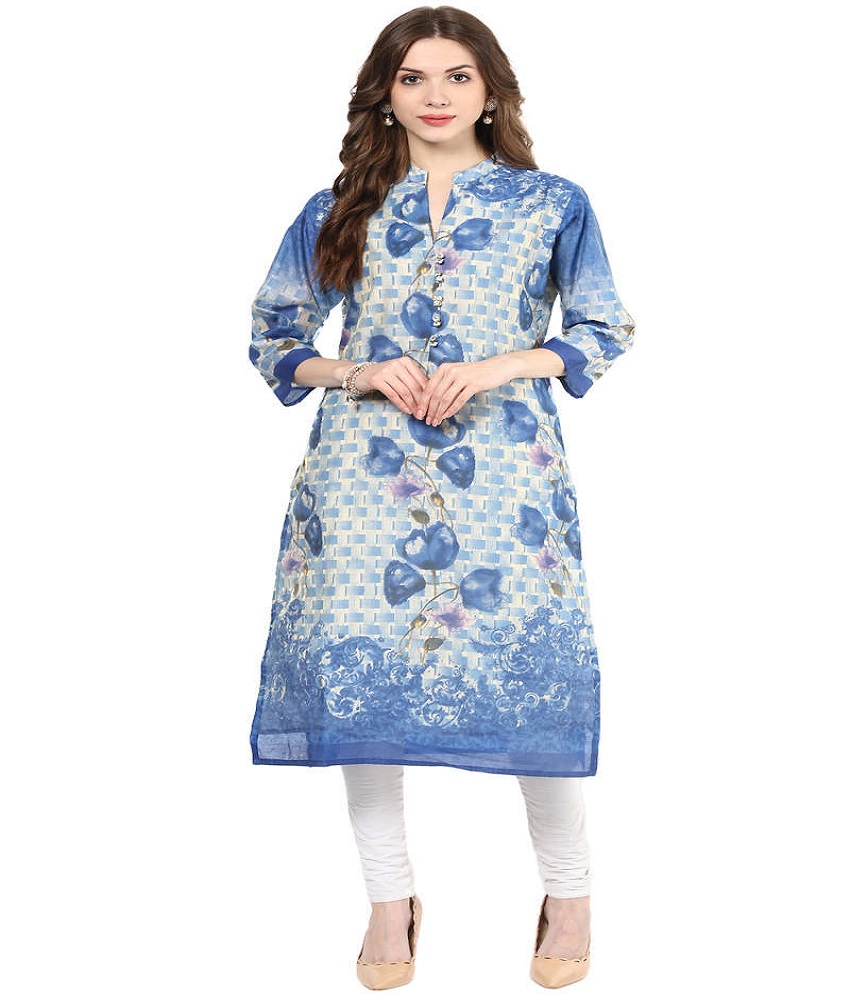 Lagi Brand Rayon Digital Printed Kurti